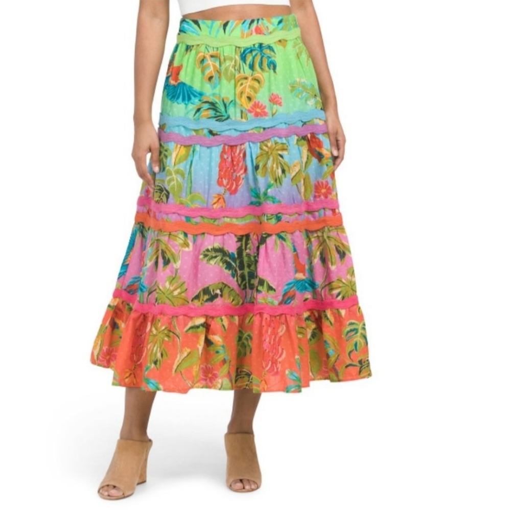 Farm Rio Ombre Forest Skirt